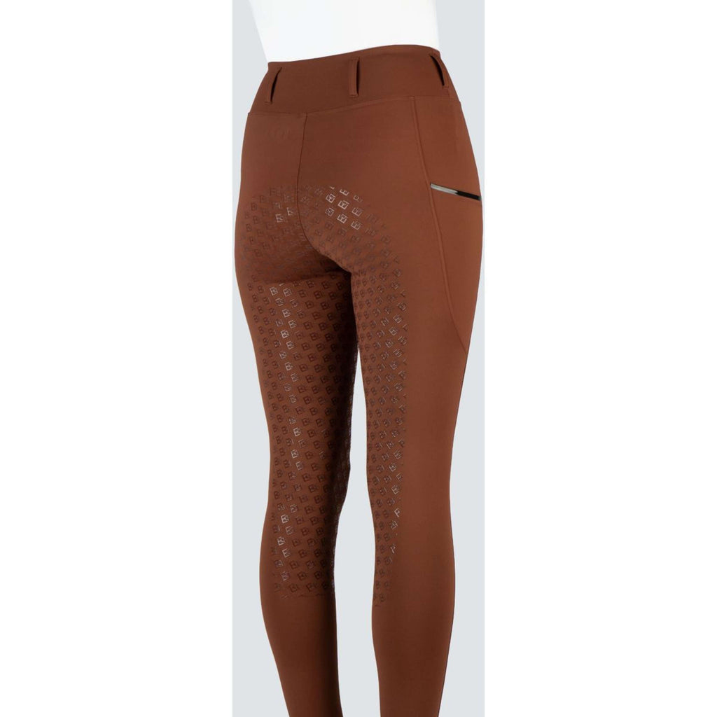 EQPRO Legging de Equitación Mindy Full Grip Burnt Umber