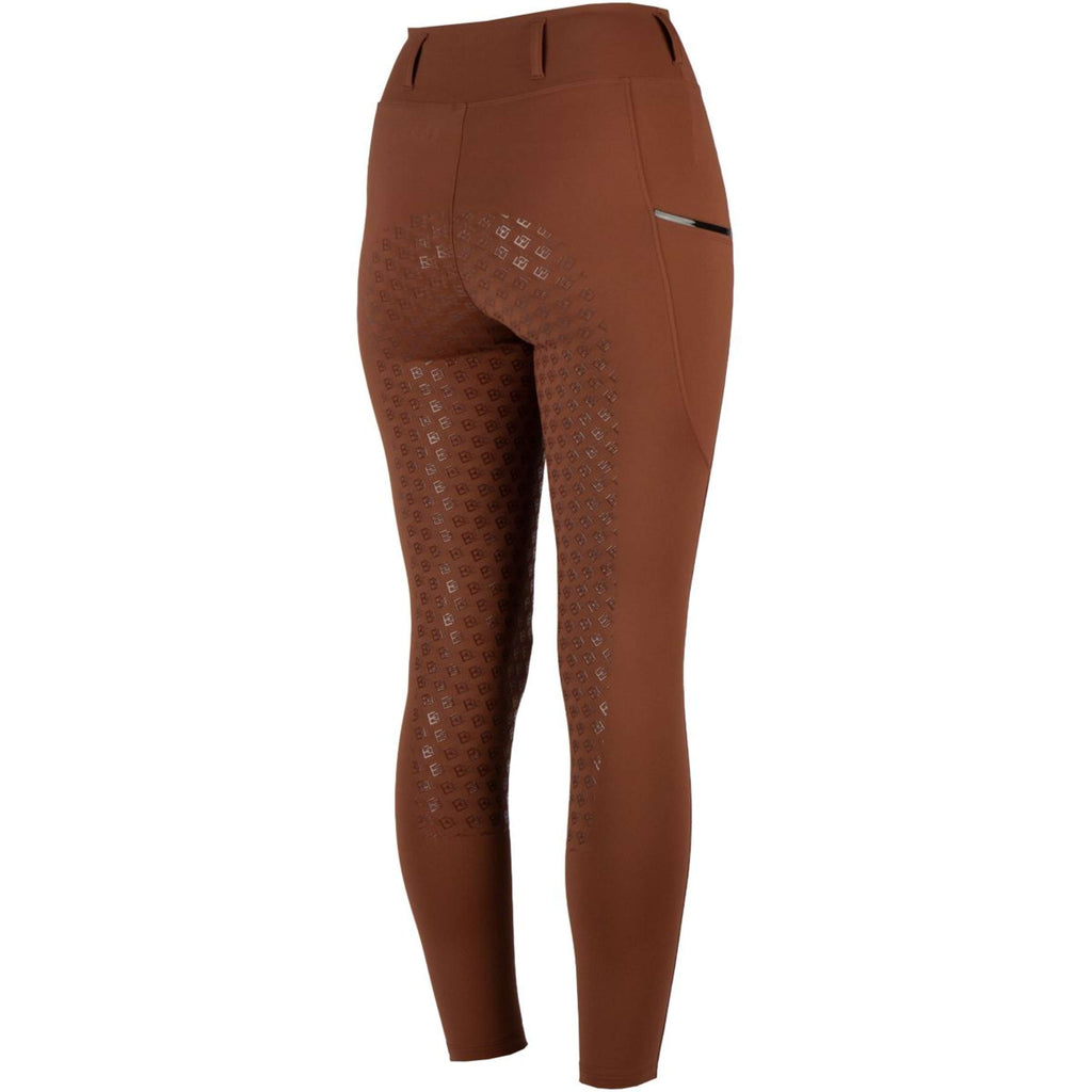 EQPRO Legging de Equitación Mindy Full Grip Burnt Umber