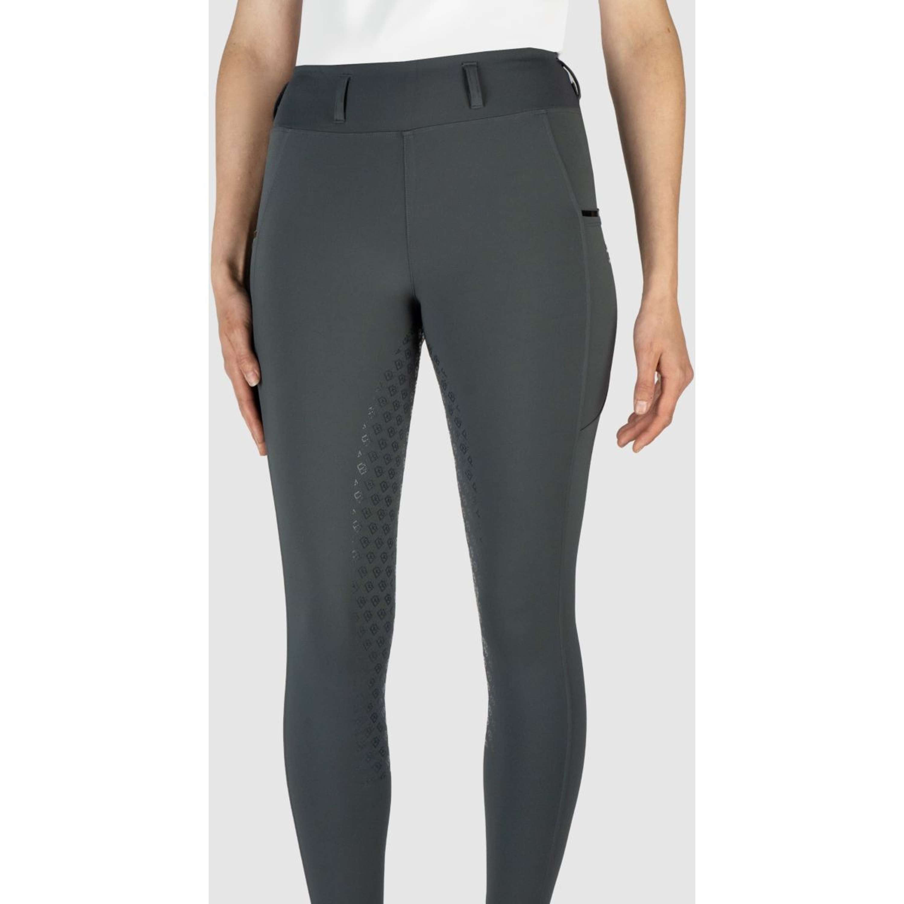 EQPRO Legging de Equitación Mindy Full Grip Shadow Steel