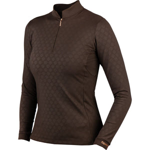 HORKA Shirt Emily Mangas Largas Chocolate oscuro