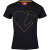 Red Horse Camiseta Toppie Niños Negro/Rosa