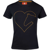 Red Horse T-Shirt Toppie Niños Negro/Rosa