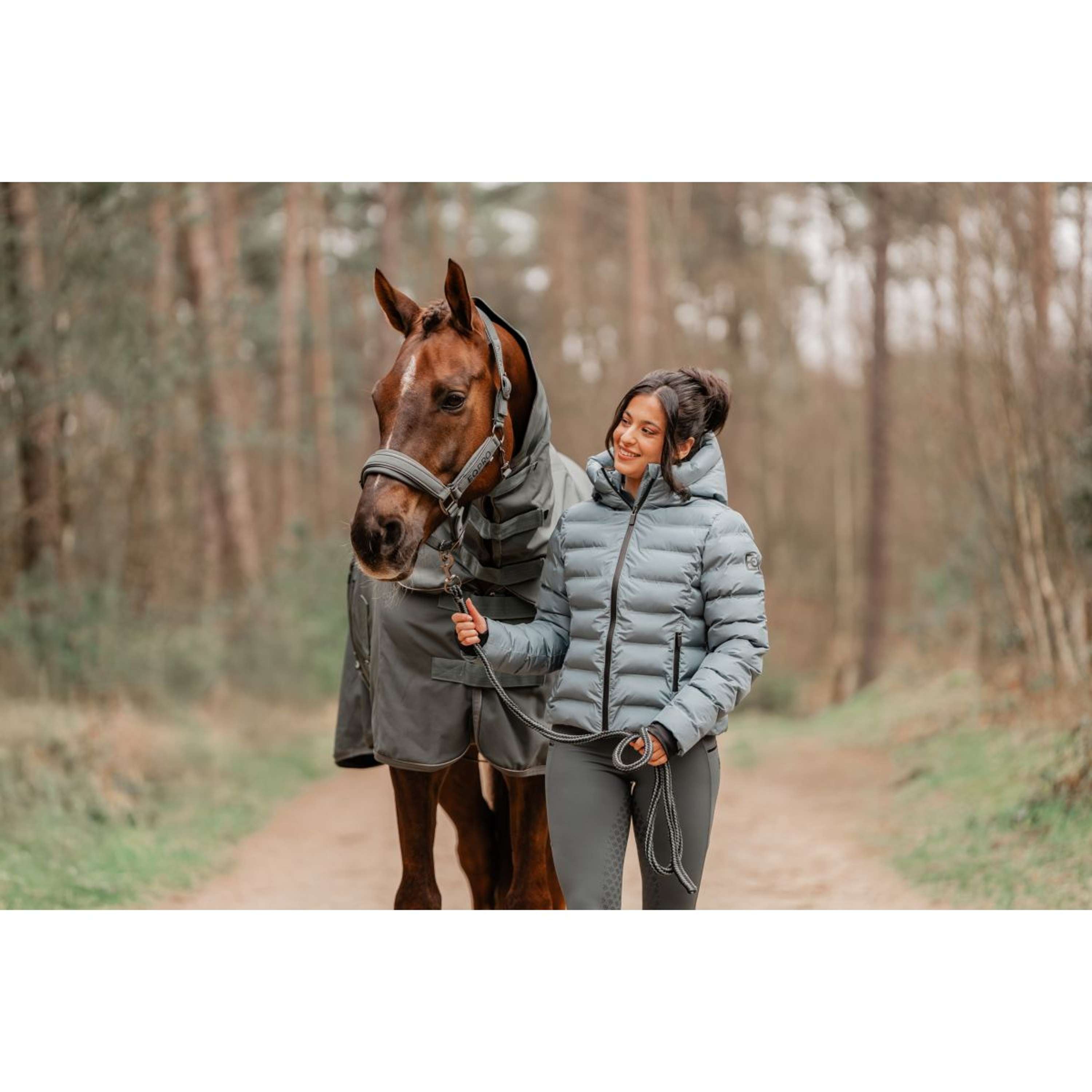 EQPRO Chaqueta Acolchada Penelope Blue Mist