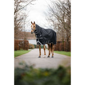 Amigo Turnout Rug Integrated 1200D 250g Black/Titanium Grey/Silver