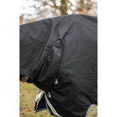 Amigo Turnout Rug Integrated 1200D 250g Black/Titanium Grey/Silver