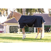 Amigo Turnout Rug 1200D Pony 250g Black/Titanium Grey/Silver