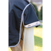 Amigo Turnout Rug 1200D Pony 250g Black/Titanium Grey/Silver