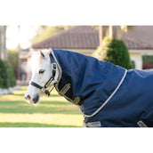 Amigo Turnout Rug 1200D Plus Pony 250g Navy/Titanium Grey/Silver