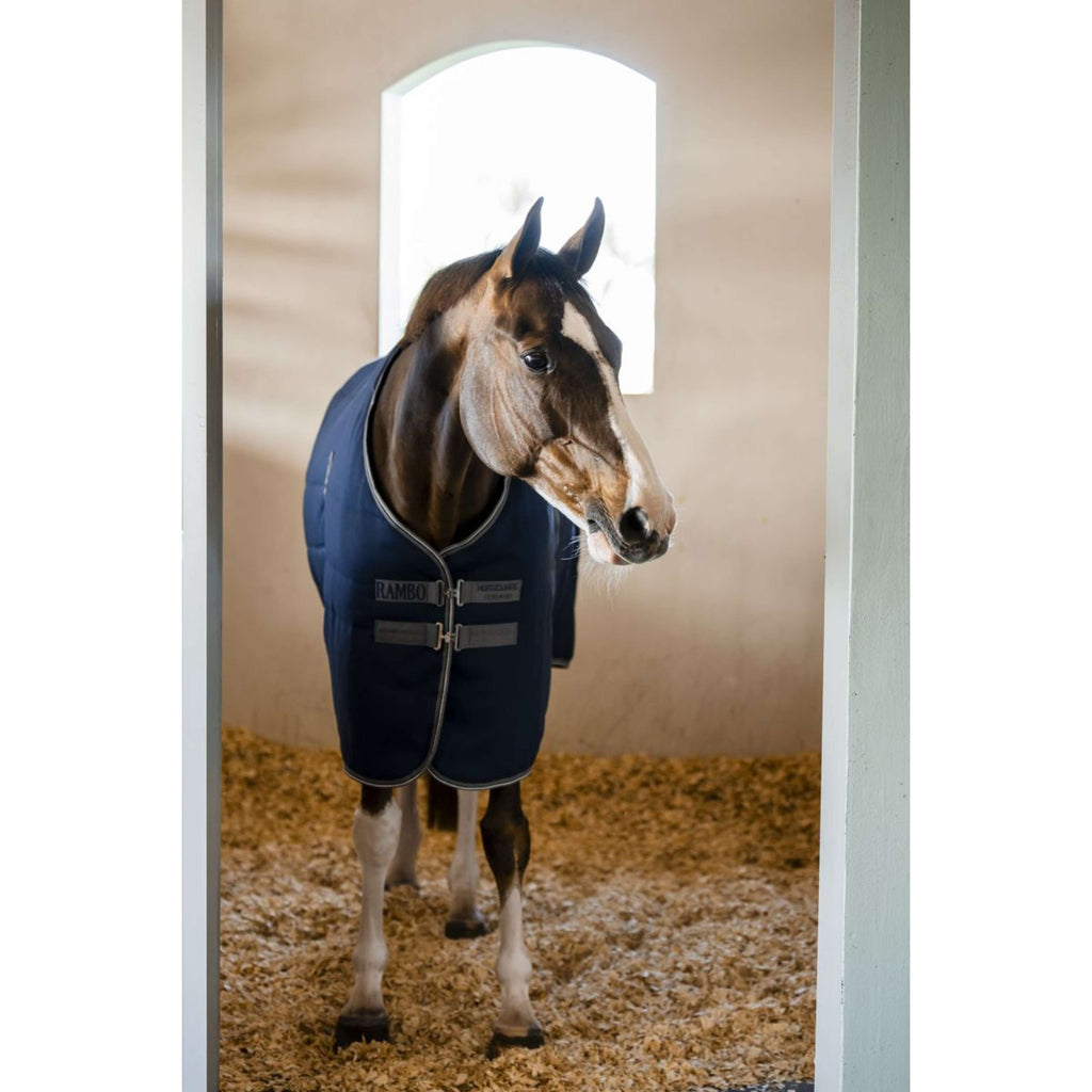 Rambo Manta de Establo 100g Navy/Thunderstorm Grey/Silver