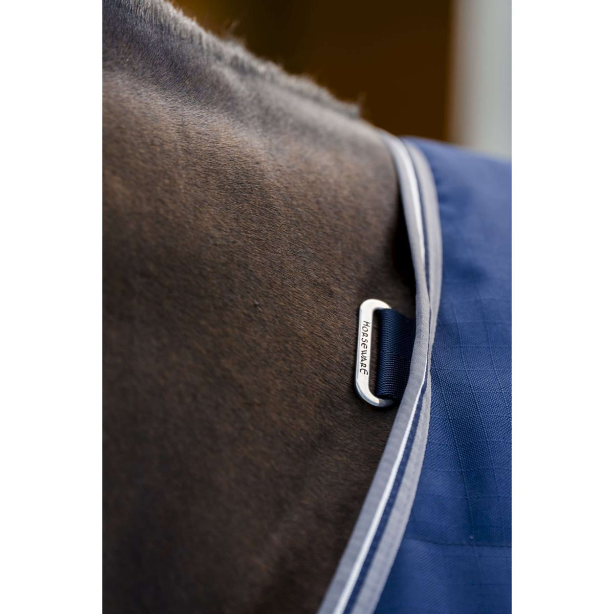 Rambo Manta de Establo 400g Navy/Thunderstorm Grey/Silver