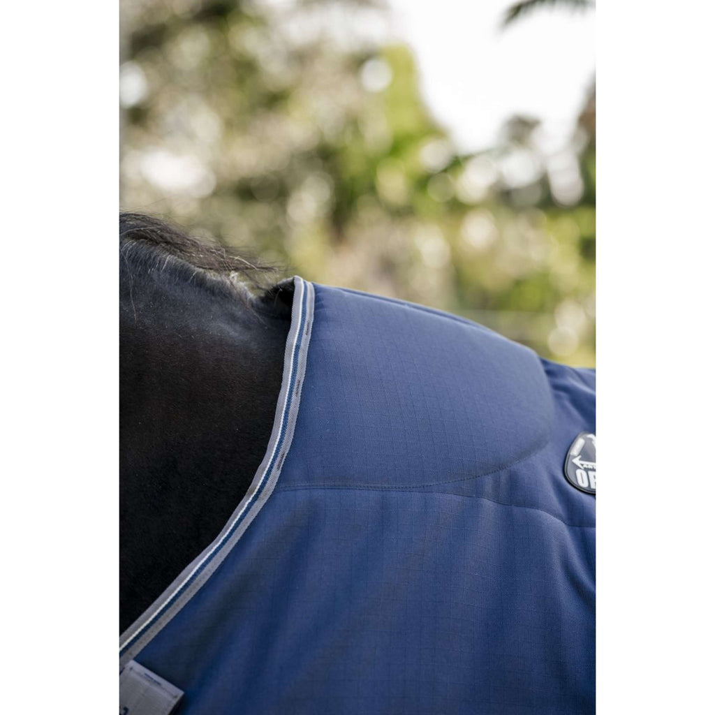 Rambo Optimo Manta de Establo 200g Navy/Thunderstorm Grey/Silver