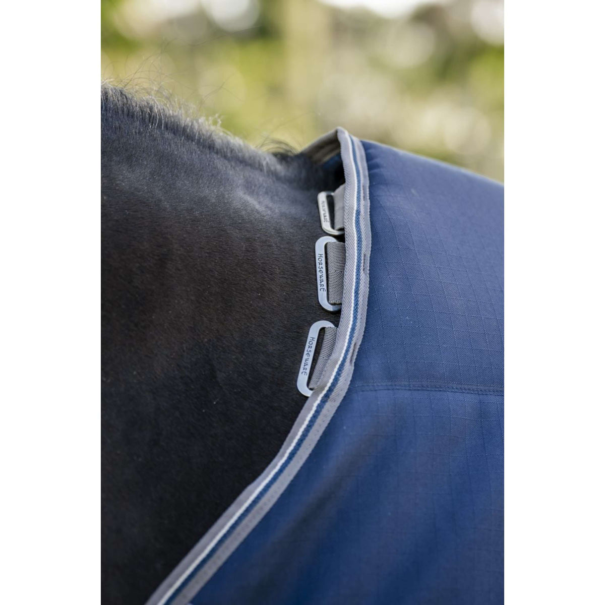 Rambo Optimo Manta de Establo 400g Navy/Thunderstorm Grey/Silver