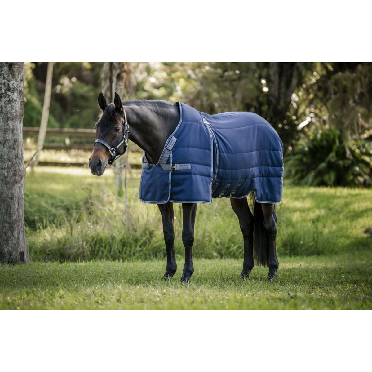 Rambo Optimo Manta de Establo 400g Navy/Thunderstorm Grey/Silver
