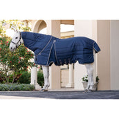 Rambo Optimo Manta de Establo Plus 400g Navy/Thunderstorm Grey/Silver