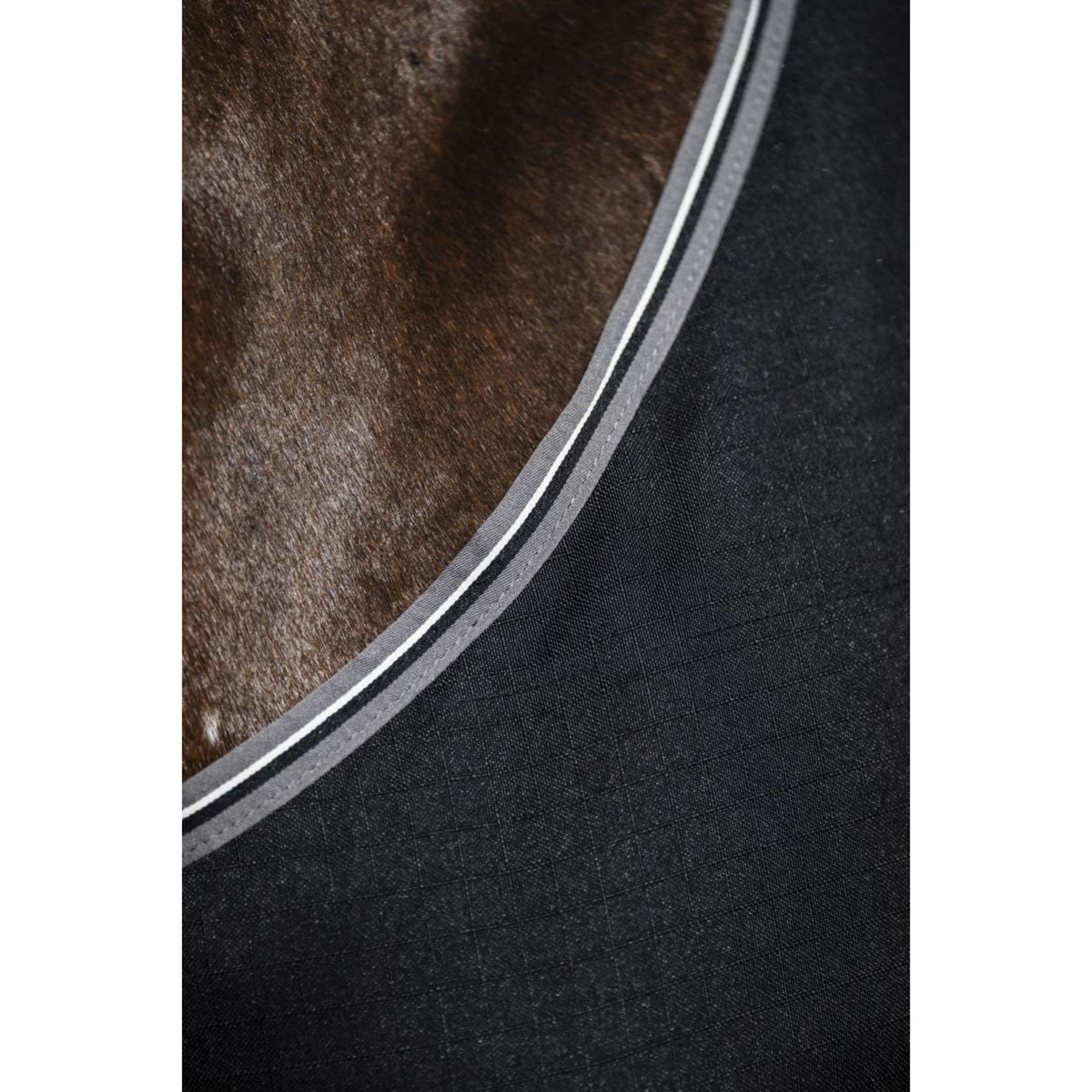 Rambo Stable Sheet Black/Thunderstorm Grey/Silver