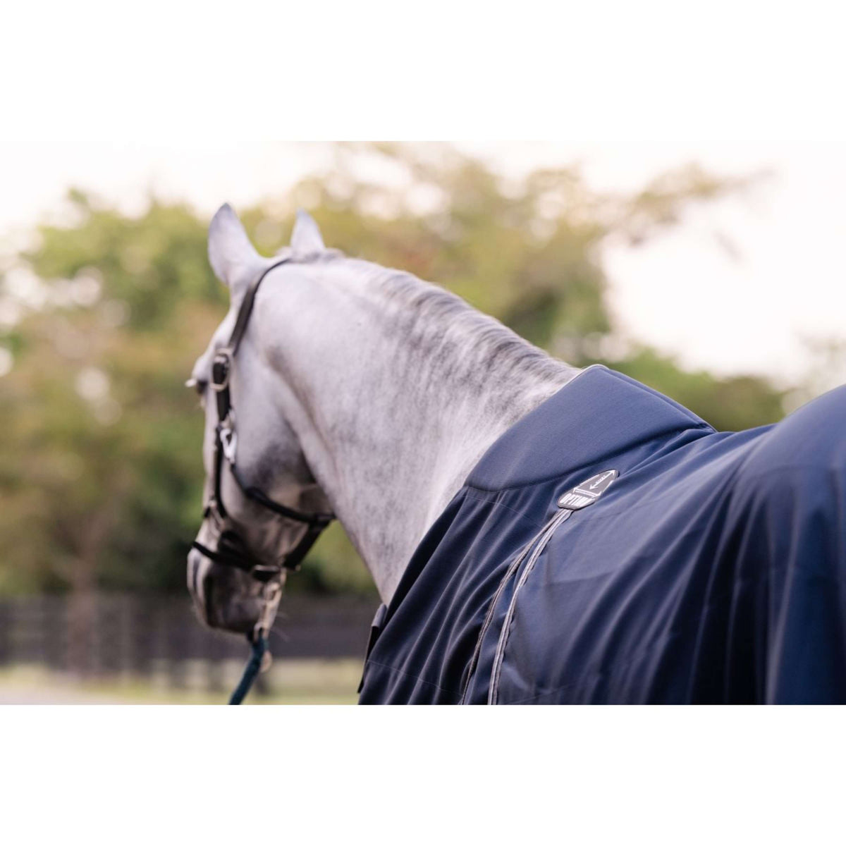 Rambo Optimo Manta de Establo New Navy/Thunderstorm Grey/Silver