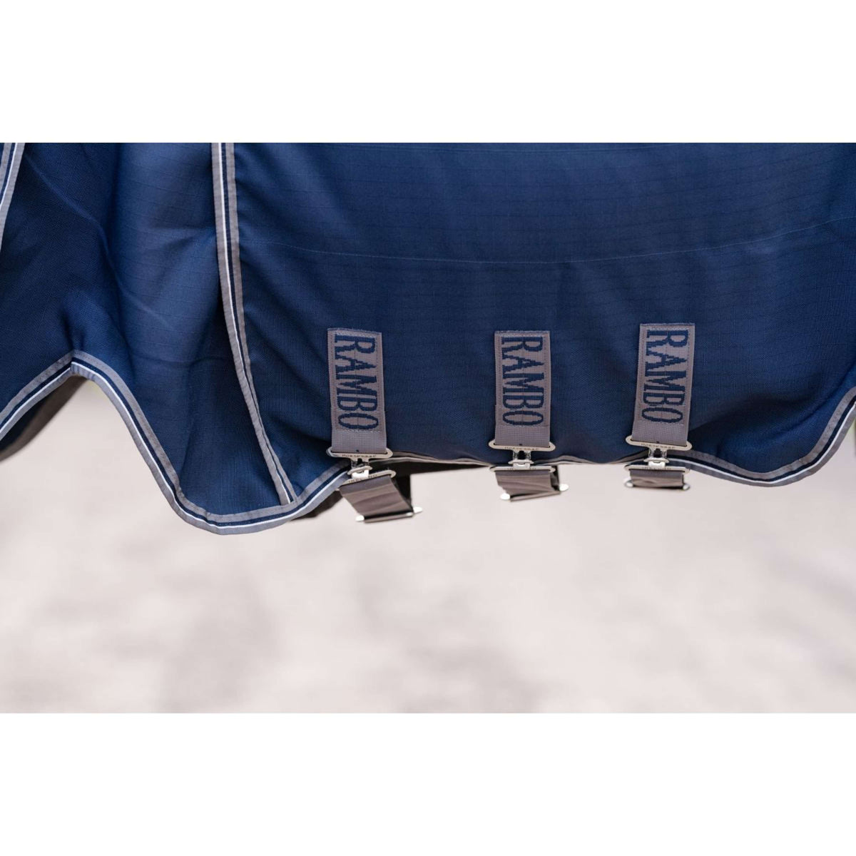 Rambo Optimo Manta de Establo New Navy/Thunderstorm Grey/Silver