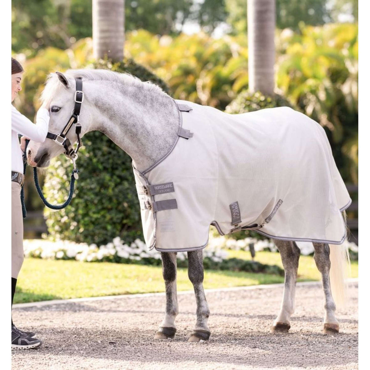 Amigo Bug Rug Pony Plata/Gris Titanio/Plata
