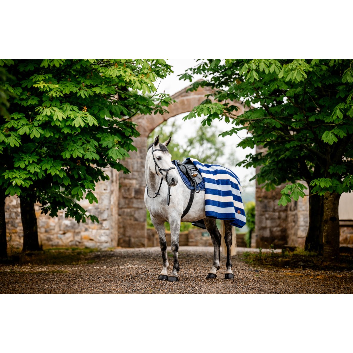 Horseware Manta de Forro Polar Newmarket Witney Navy