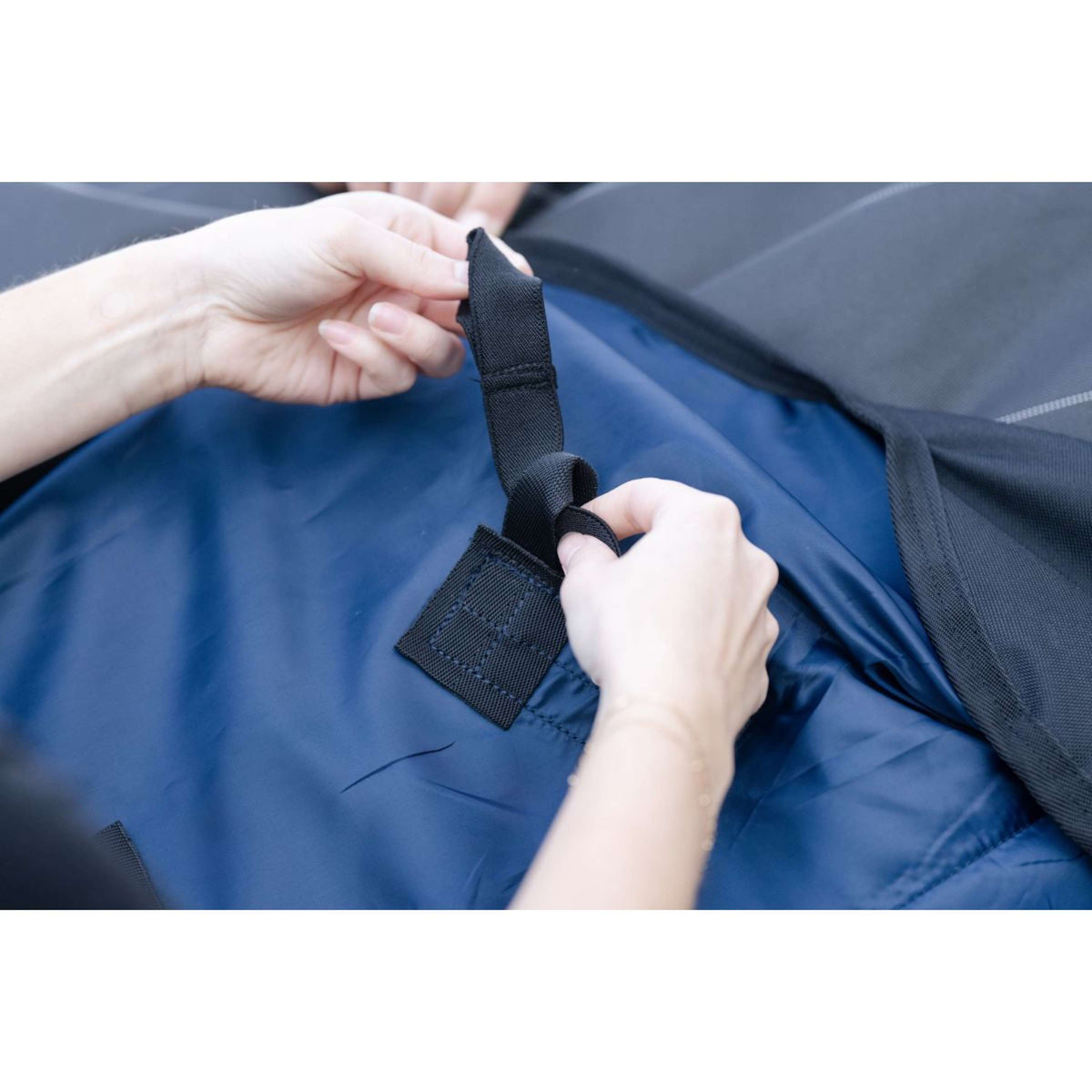 Horseware Correas para Piernas Negro