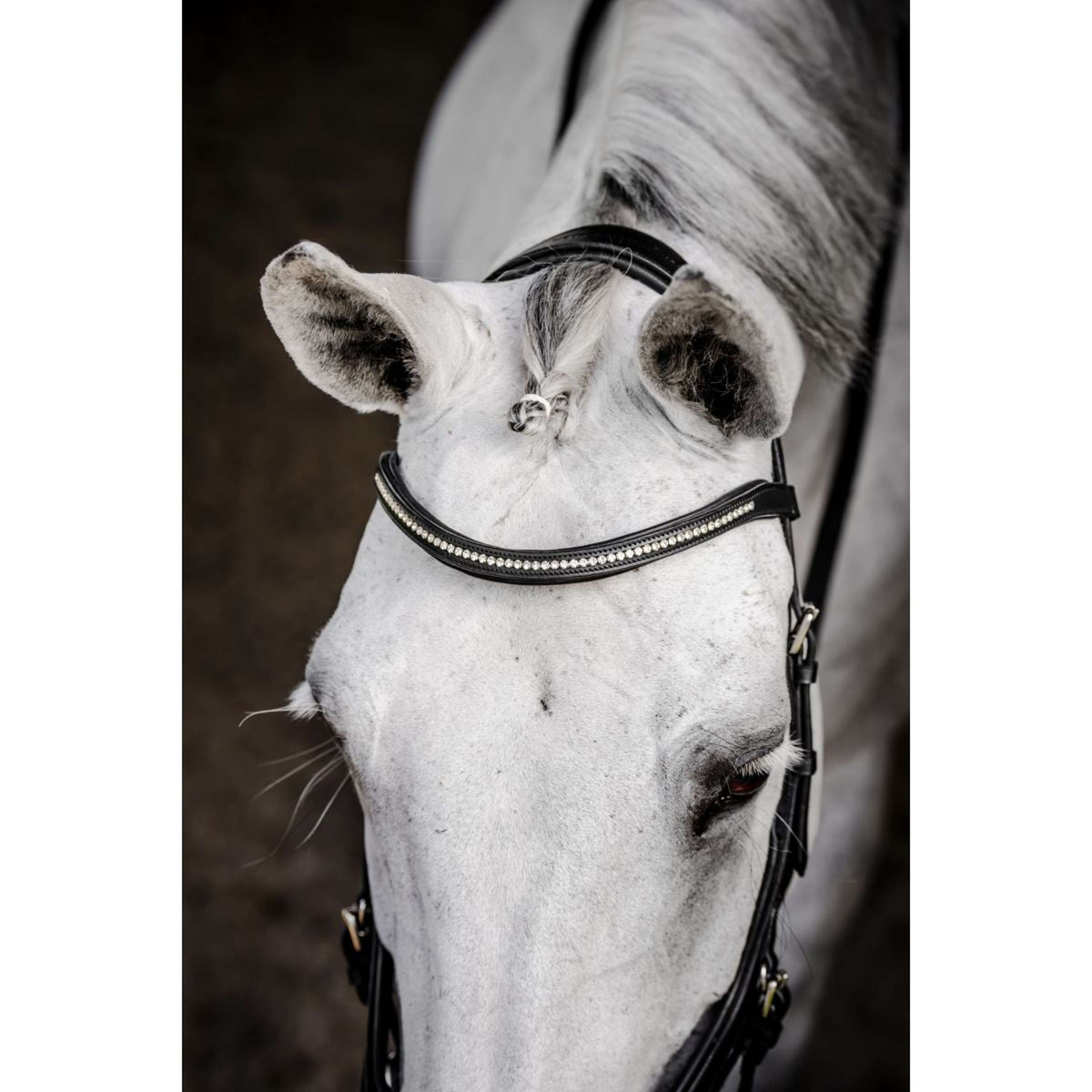 Horseware Micklem Diamante Competition Bridle Negro