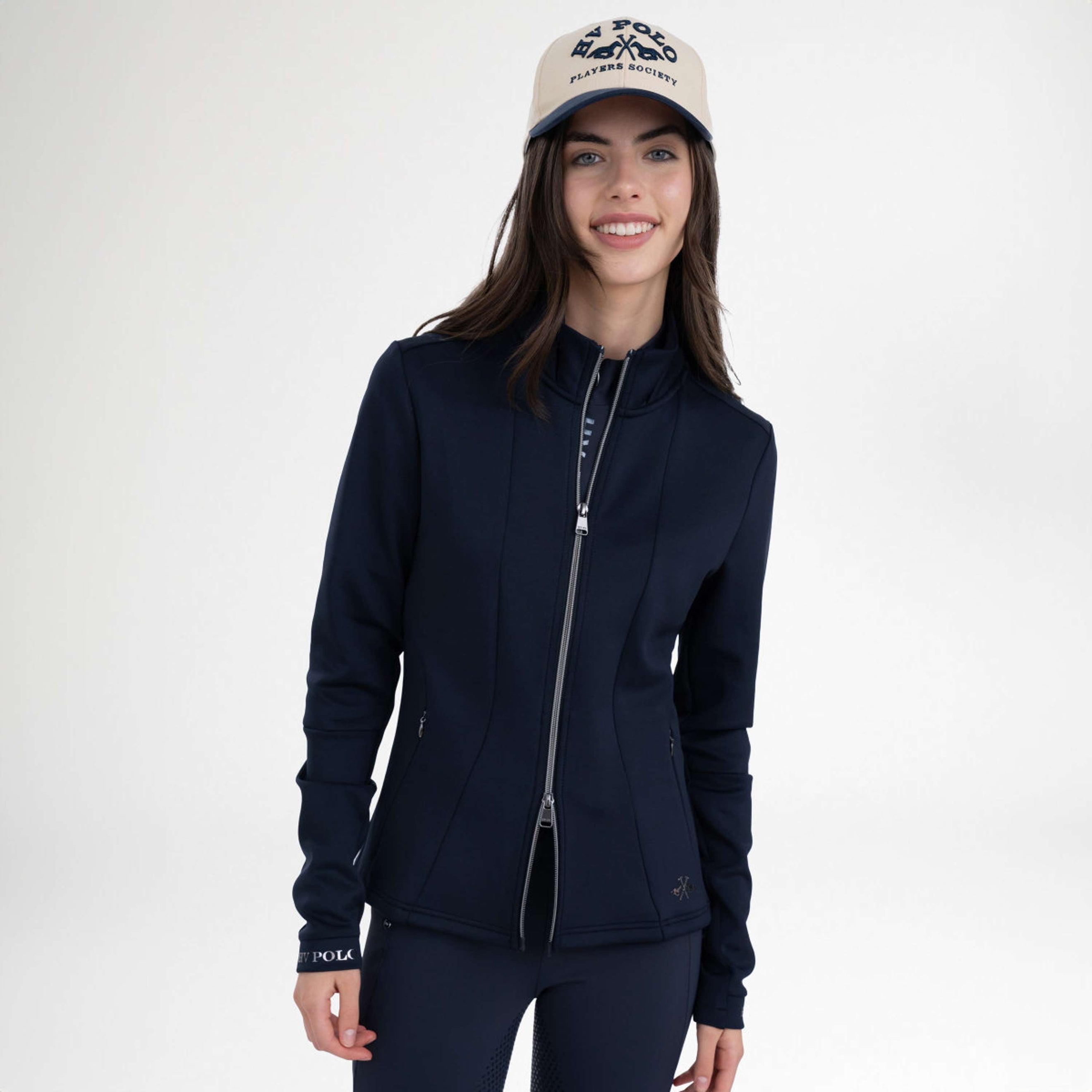 HV Polo Sudadera con capucha y cremallera HVPJay Navy