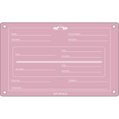 HV Polo Placa de Establo HVPPolo InglÃ©s Pretty Pink