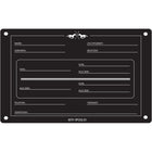 HV Polo Placa de Establo HVPPolo InglÃ©s Negro