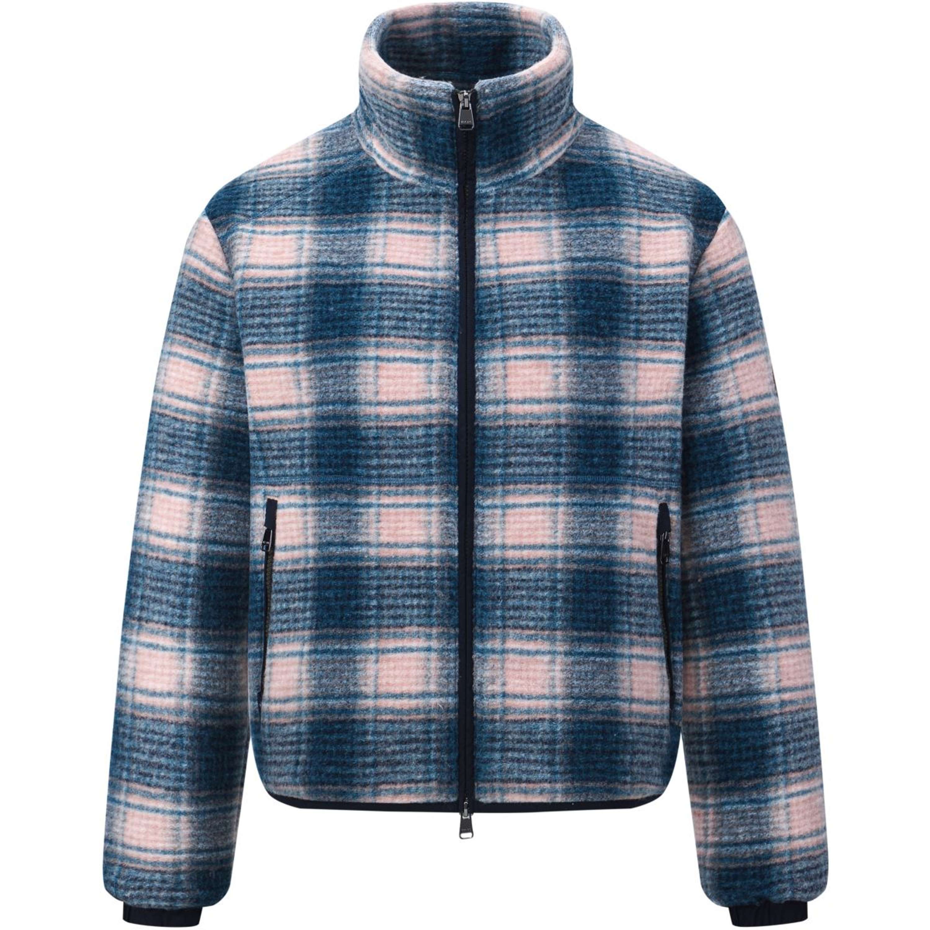 HV Polo Sudadera con capucha y cremallera HVPCarlotta check Navy