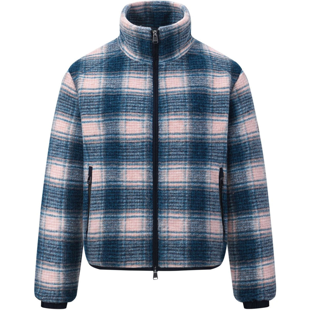 HV Polo Sudadera con capucha y cremallera HVPCarlotta check Navy