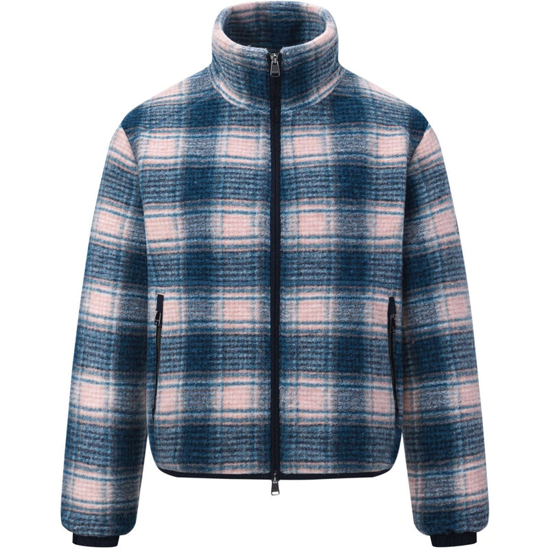 HV Polo Sudadera con capucha y cremallera HVPCarlotta check Navy