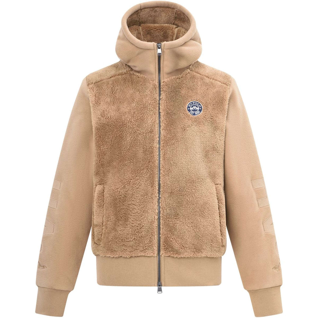 HV Polo Sudadera con capucha y cremallera HVPRoyce Camel