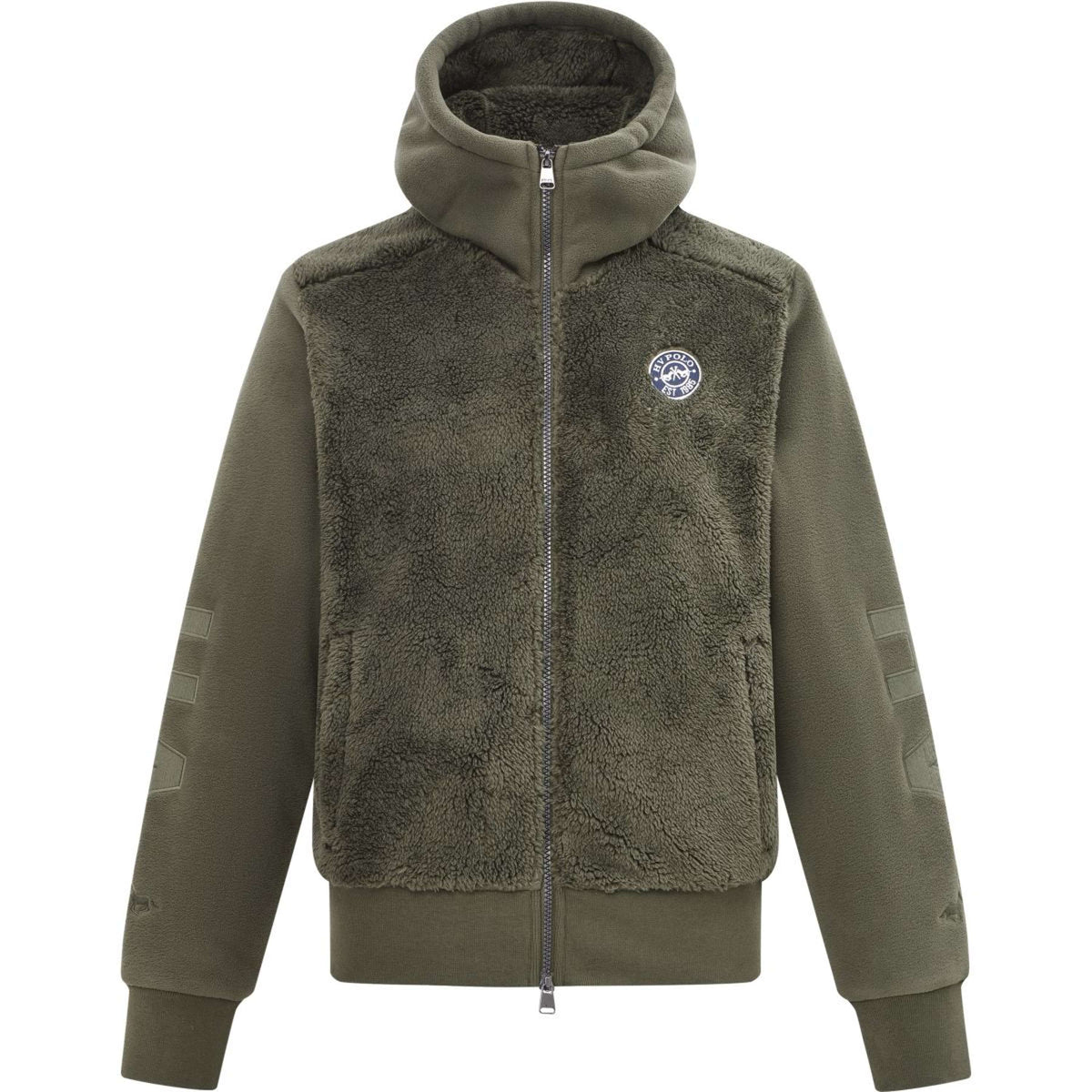 HV Polo Sudadera con capucha y cremallera HVPRoyce Forest Green