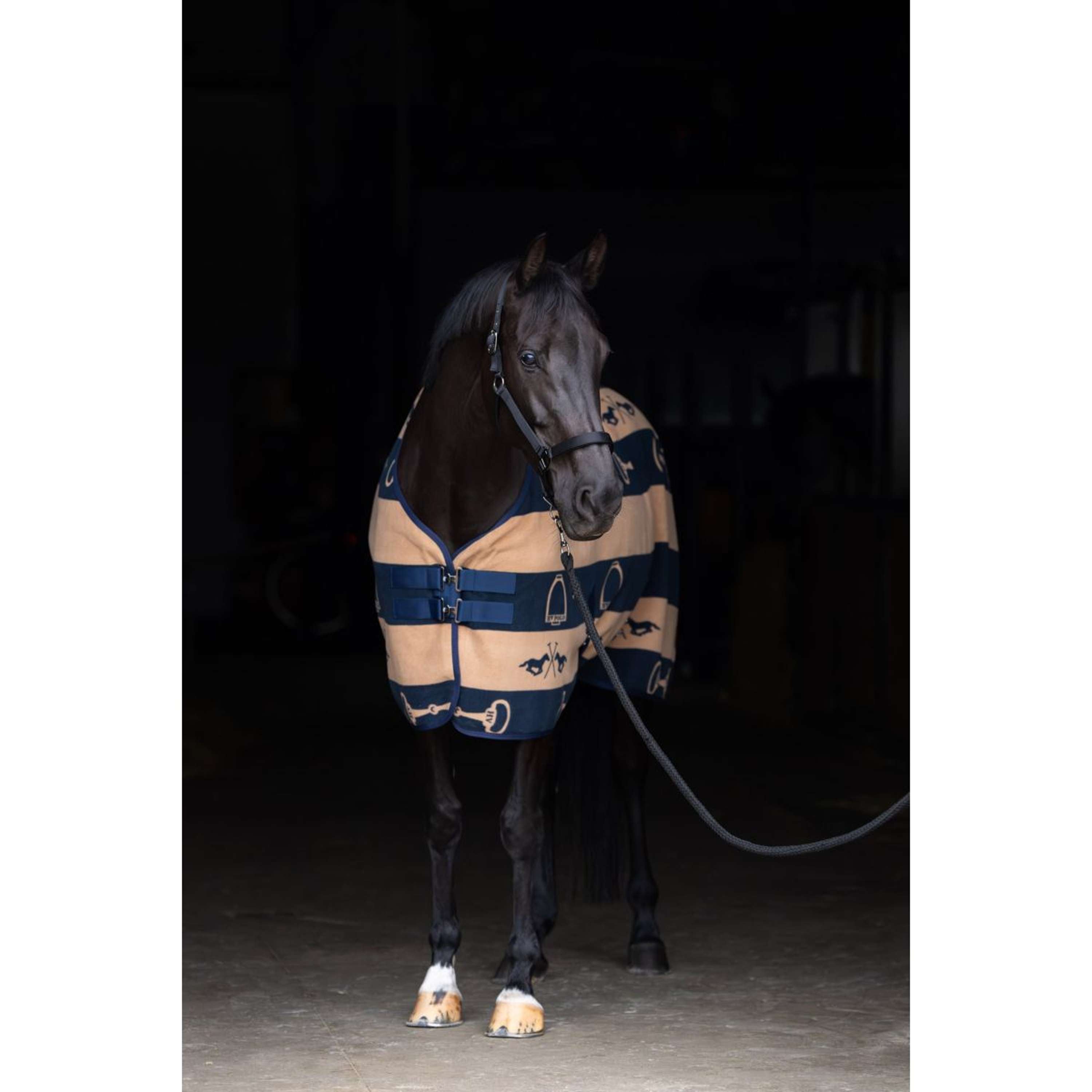 HV Polo Manta de Forro Polar HVPGwenny Navy/Camel