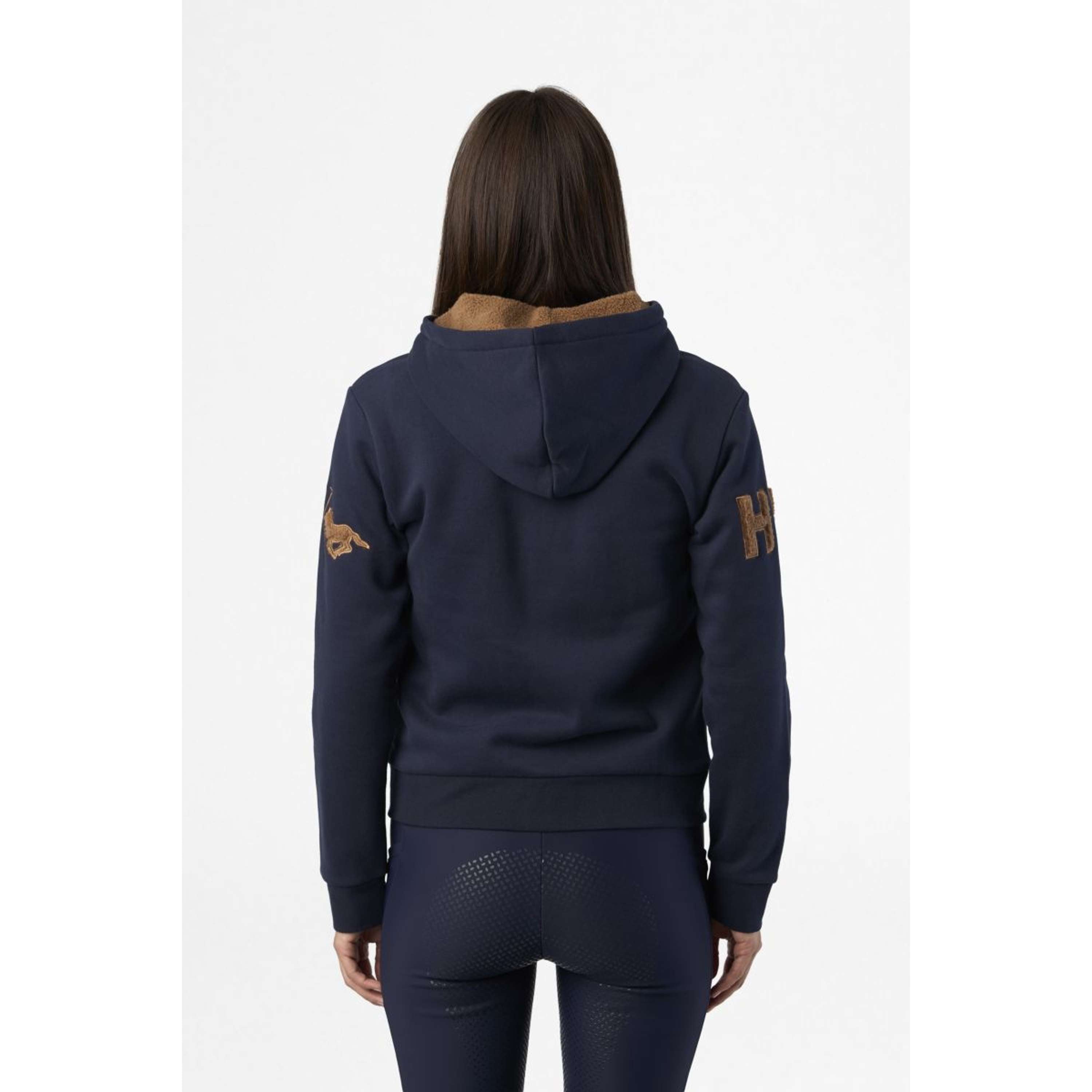 HV Polo Sudadera con capucha y cremallera HVPReina Navy