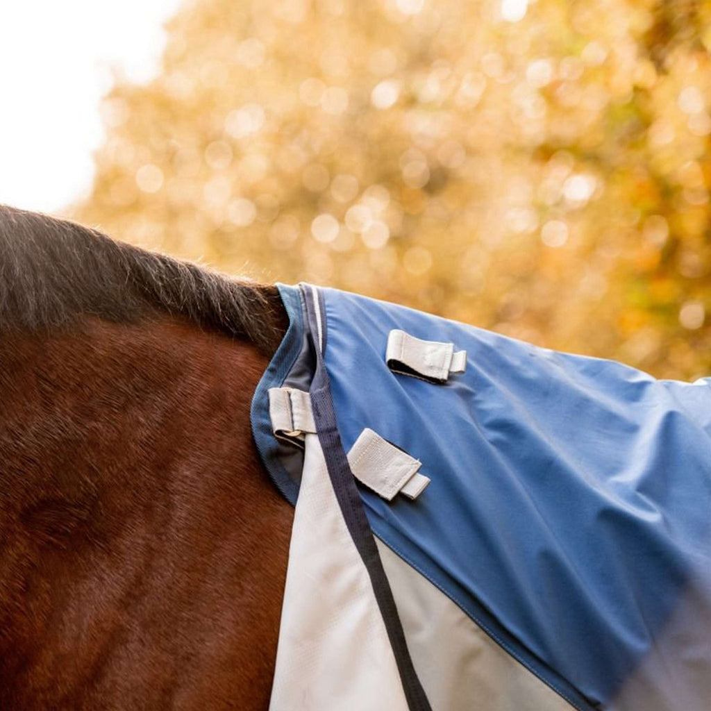 Rambo Autumn Series Turnout Marino/Gris Puntos