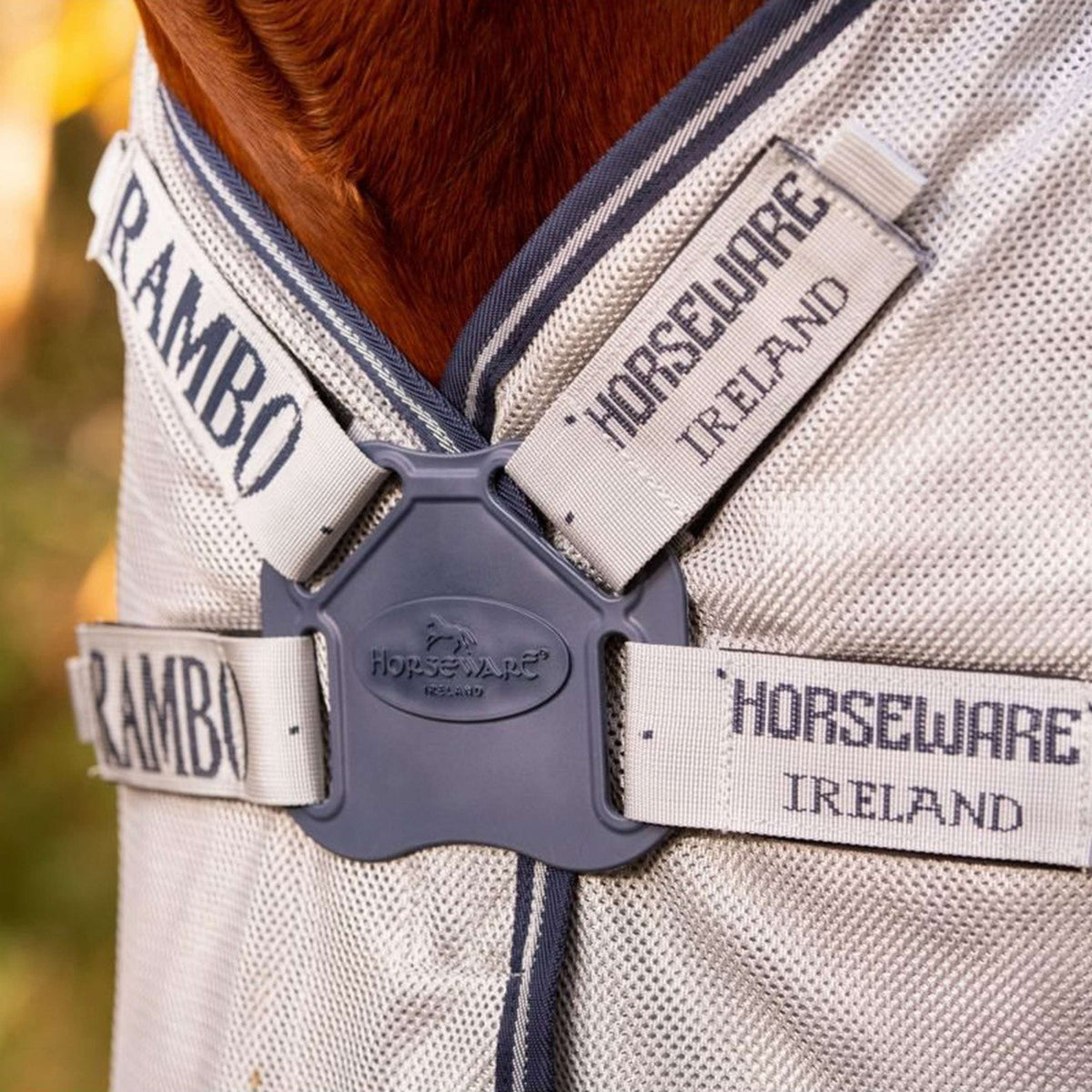 Rambo Autumn Series Turnout Marino/Gris Puntos