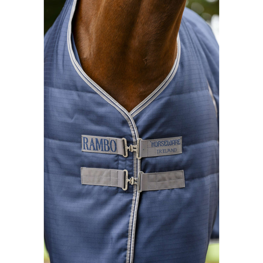 Rambo Manta de Establo 100g Navy/Thunderstorm Grey/Silver