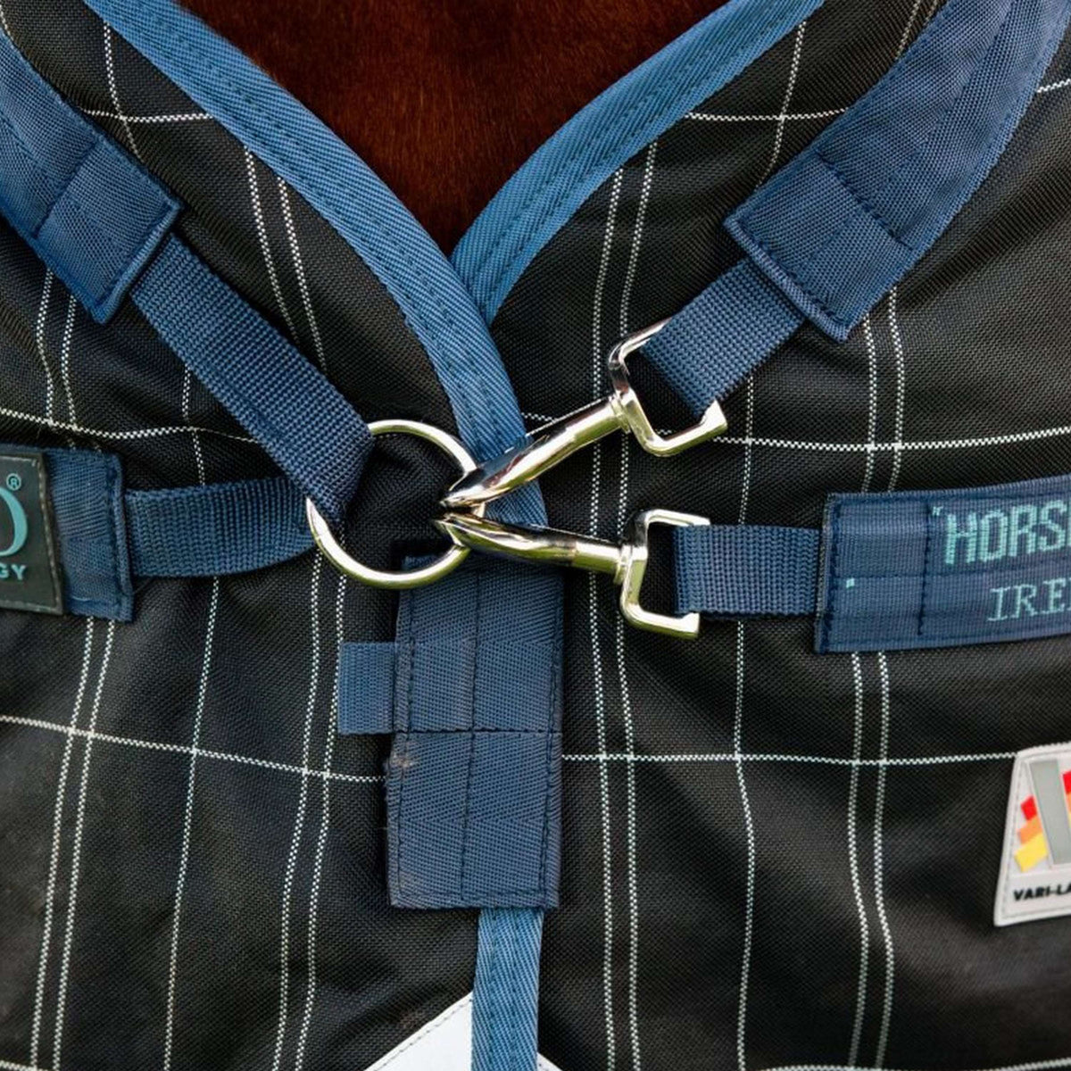 Rhino by Horseware Reflectech Plus Varilayer Navy/Reflective Check
