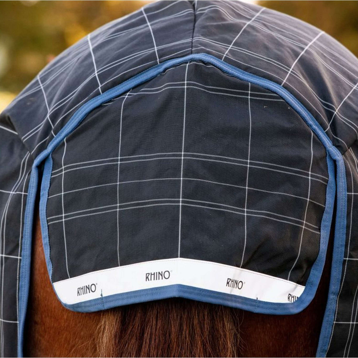 Rhino by Horseware Reflectech Plus Varilayer Navy/Reflective Check