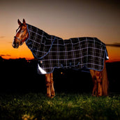Rhino by Horseware Reflectech Plus Varilayer Navy/Reflective Check