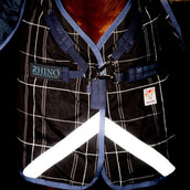 Rhino by Horseware Reflectech Plus Varilayer Navy/Reflective Check