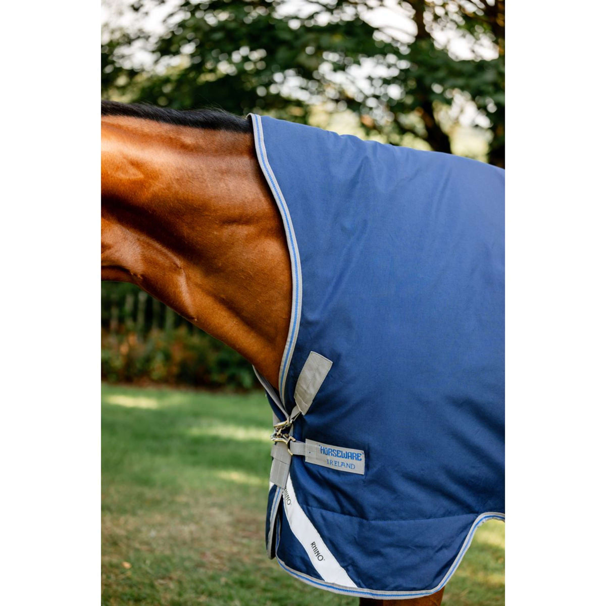 Rhino by Horseware Wug Turnout Medium Varilayer 250g Navy/Titanium Grey