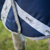Amigo Turnout Rug FieldSafe Plus 1200D 0g Navy/Titanium Grey/Silver