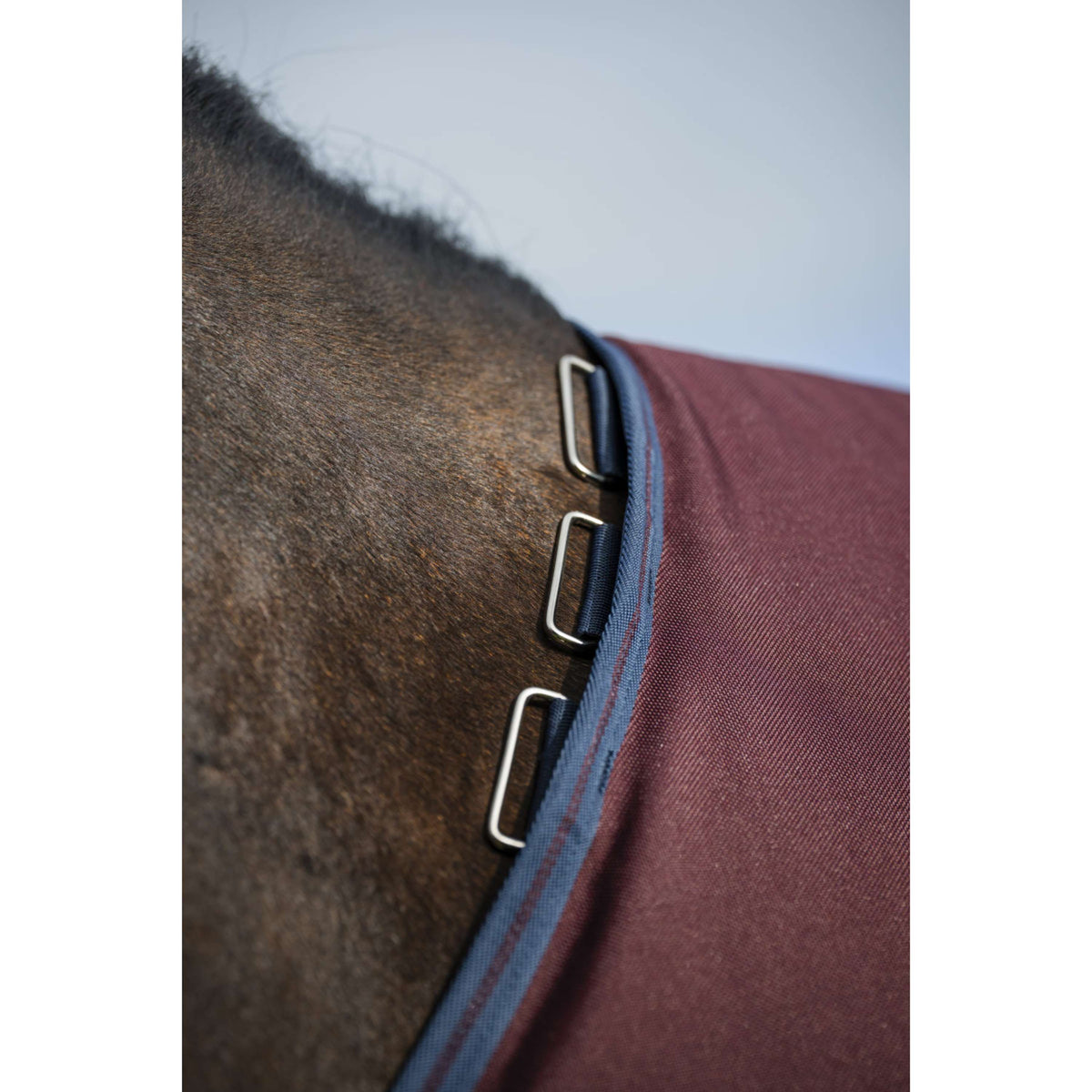 Amigo Turnout 1200D 250g Burgundy/Navy/Titanium Grey