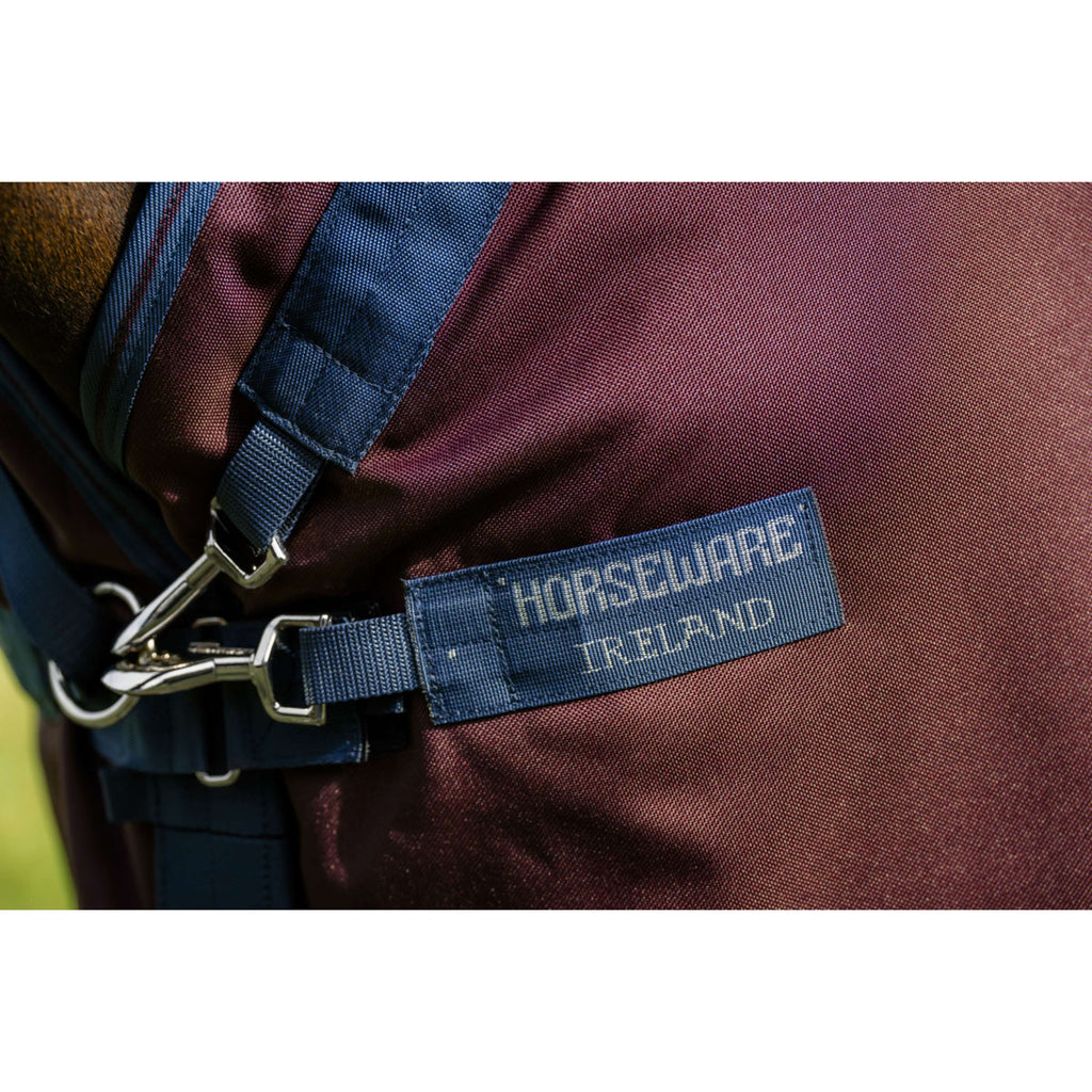 Amigo Turnout 1200D 100g Burgundy/Navy/Titanium Grey