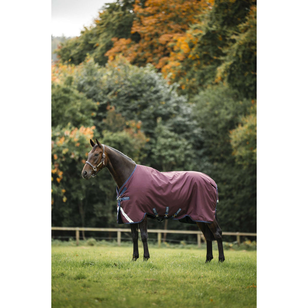Amigo Turnout 1200D 100g Burgundy/Navy/Titanium Grey