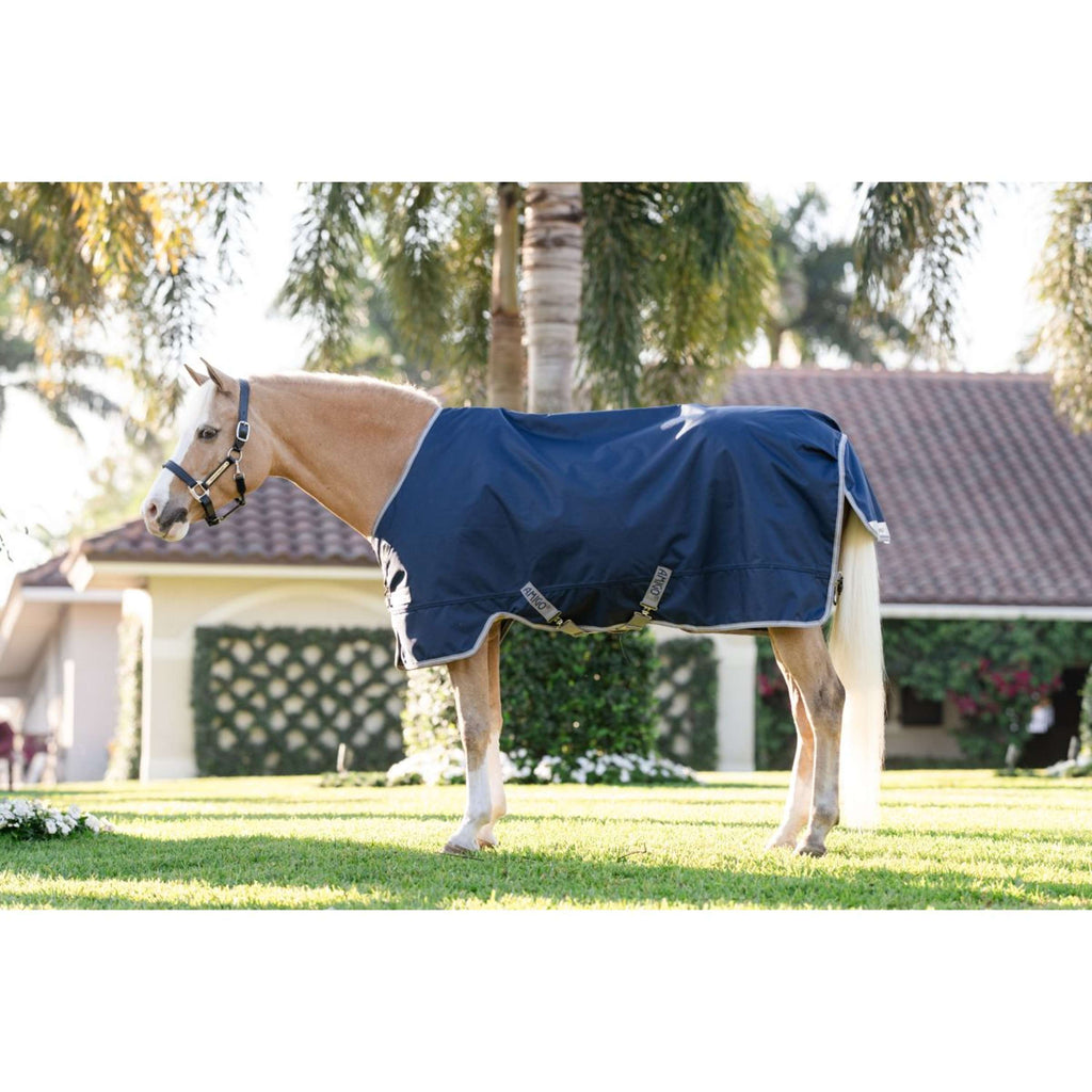 Amigo Turnout 1200D Pony 50g Marino/Gris Titanio/Plateado