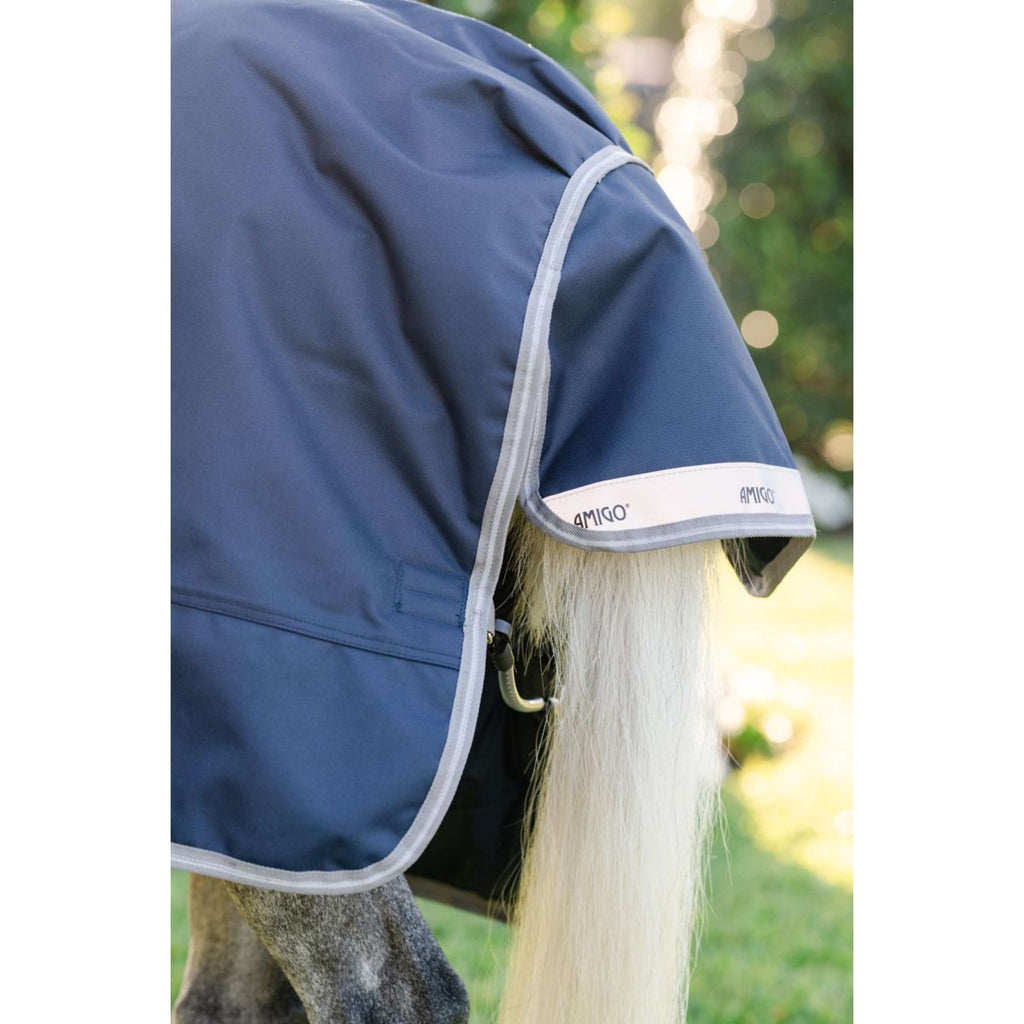 Amigo Turnout 1200D Pony 50g Marino/Gris Titanio/Plateado