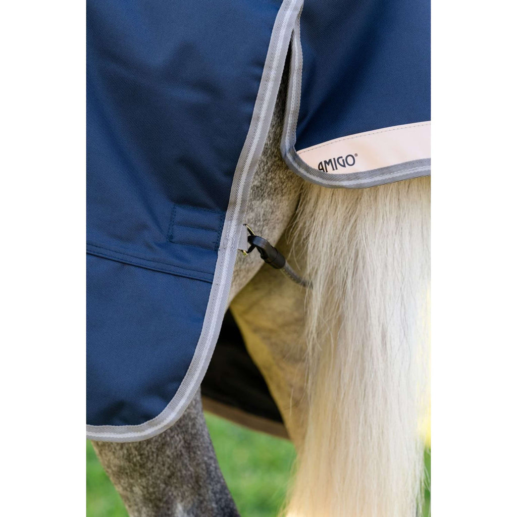 Amigo Turnout 1200D Pony 50g Marino/Gris Titanio/Plateado